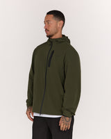 SUMMIT WINDBREAKER JACKET - COMBAT GREEN