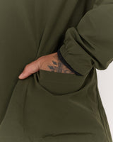 SUMMIT WINDBREAKER JACKET - COMBAT GREEN