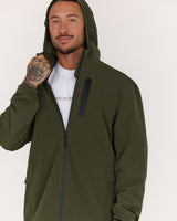 SUMMIT WINDBREAKER JACKET - COMBAT GREEN