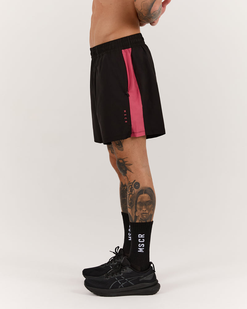 SWIFT SHORTS 5" - BLACK PINK
