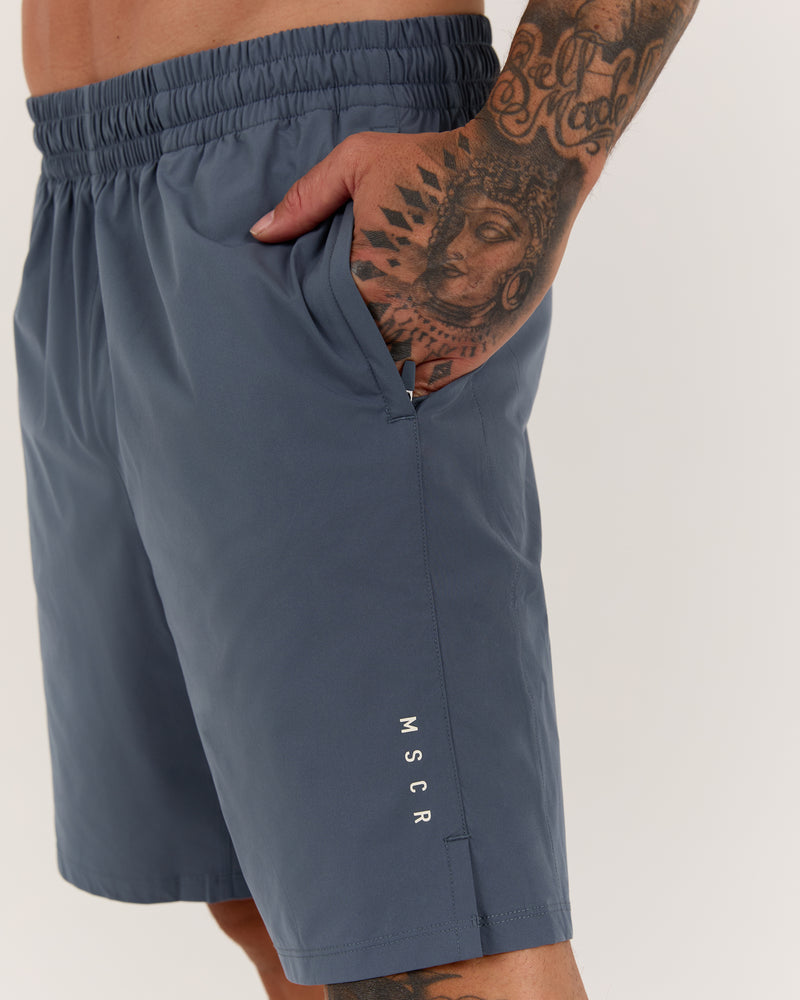 SWIFT SHORTS 8" - BLUE STEEL