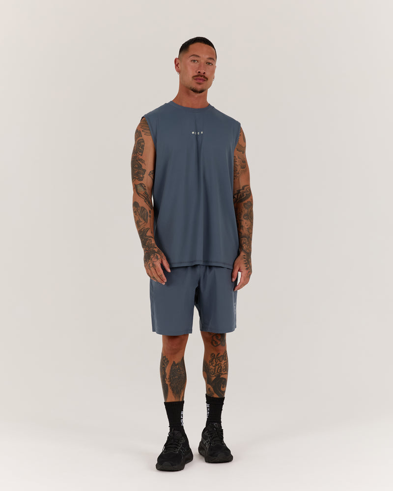 SWIFT SHORTS 8" - BLUE STEEL