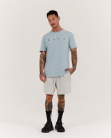 SYDNEY TEE - COOL BLUE