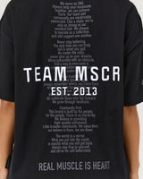 ESSENTIALS TEE - BLACK TEAM MSCR 2026