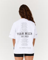 ESSENTIALS TEE - SNOW GREY TEAM MSCR 2026