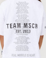 ESSENTIALS TEE - SNOW GREY TEAM MSCR 2026