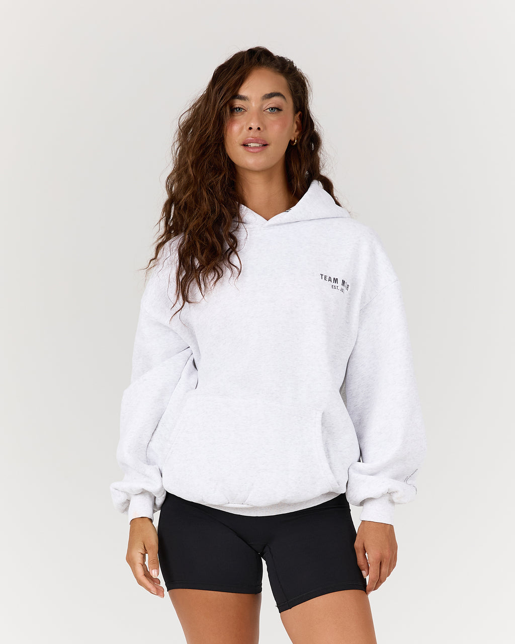 TEAM MSCR 2026 OVERSIZED HOODIE - SNOW GREY – MUSCLE REPUBLIC