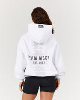 TEAM MSCR 2026 OVERSIZED HOODIE - SNOW GREY