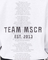 TEAM MSCR 2026 OVERSIZED HOODIE - SNOW GREY