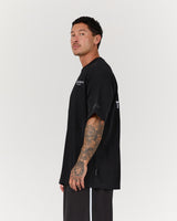 MEN'S OVERSIZED TEE - BLACK TEAM MSCR 2026