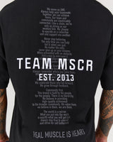 MEN'S OVERSIZED TEE - BLACK TEAM MSCR 2026