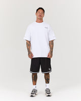 MEN'S OVERSIZED TEE - SNOW GREY TEAM MSCR 2026