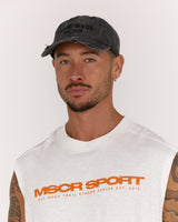 TEAM MSCR DISTRESSED CAP - FADED VOLCANO