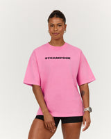 ESSENTIALS TEE - PINK TOPAZ TEAM