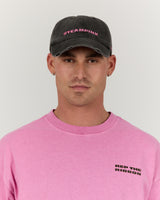 TEAM PINK FADED DAD CAP - BLACK