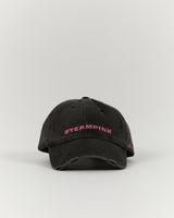 TEAM PINK FADED DAD CAP - BLACK