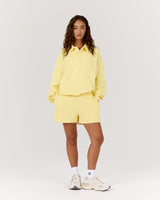TERRY BUTTON UP SWEATSHIRT - DOUBLE BUTTER