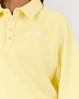 TERRY BUTTON UP SWEATSHIRT - DOUBLE BUTTER