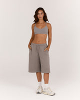 TERRY LONG SHORTS - DOVE