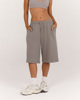 TERRY LONG SHORTS - DOVE