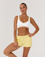 TERRY CASUAL SHORTS - DOUBLE BUTTER