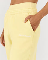 TERRY WIDE LEG SWEATPANT - DOUBLE BUTTER
