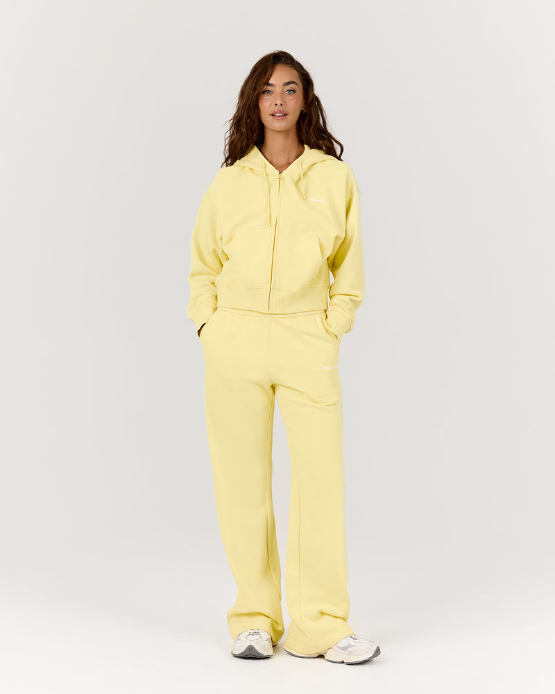 TERRY ZIP UP CROPPED HOODIE - DOUBLE BUTTER – MUSCLE REPUBLIC