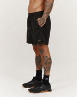 THRESHOLD TRAINING SHORTS 5" - BLACK