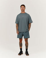 THRESHOLD TRAINING SHORTS 5" - DUSTY TEAL