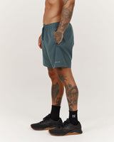 THRESHOLD TRAINING SHORTS 5" - DUSTY TEAL