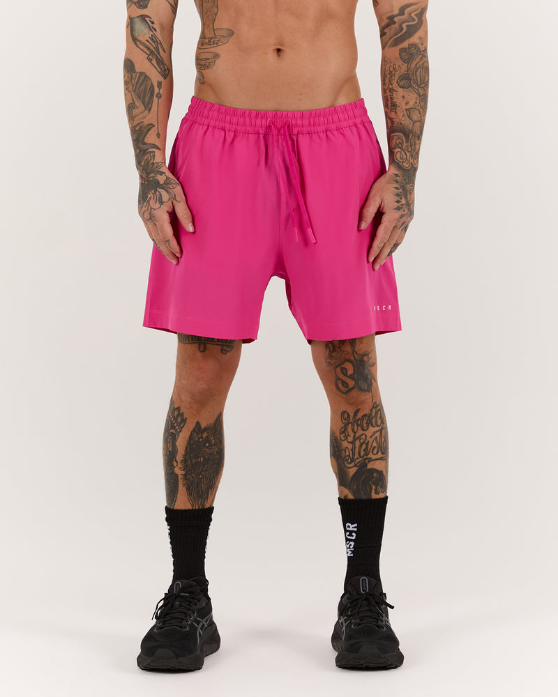THRESHOLD TRAINING SHORTS 5" - HOT PINK