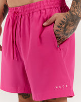THRESHOLD TRAINING SHORTS 5" - HOT PINK
