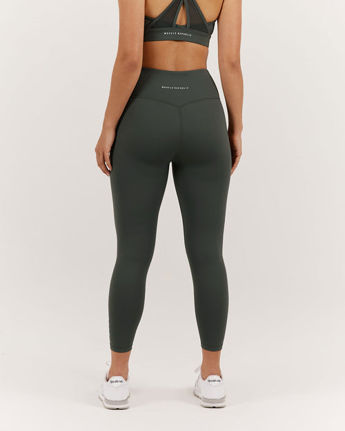 INSPIRE LEGGINGS 7/8 - FERN