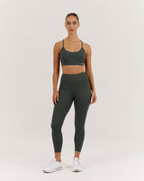 INSPIRE LEGGINGS 7/8 - FERN