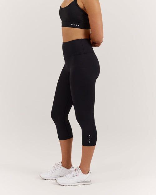 INSPIRE LEGGINGS 3/4 - BLACK