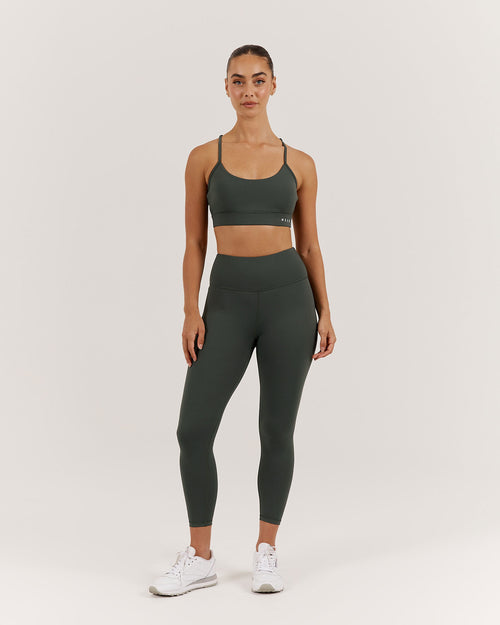 INSPIRE LEGGINGS 7/8 - FERN