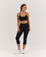 INSPIRE LEGGINGS 3/4 - BLACK