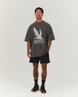 TIMELESS EAGLE TEE - FADED ONYX