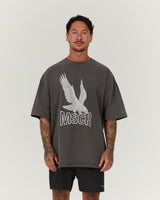 TIMELESS EAGLE TEE - FADED ONYX