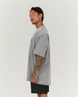 TIMELESS MSCR TEE - FADED GREY