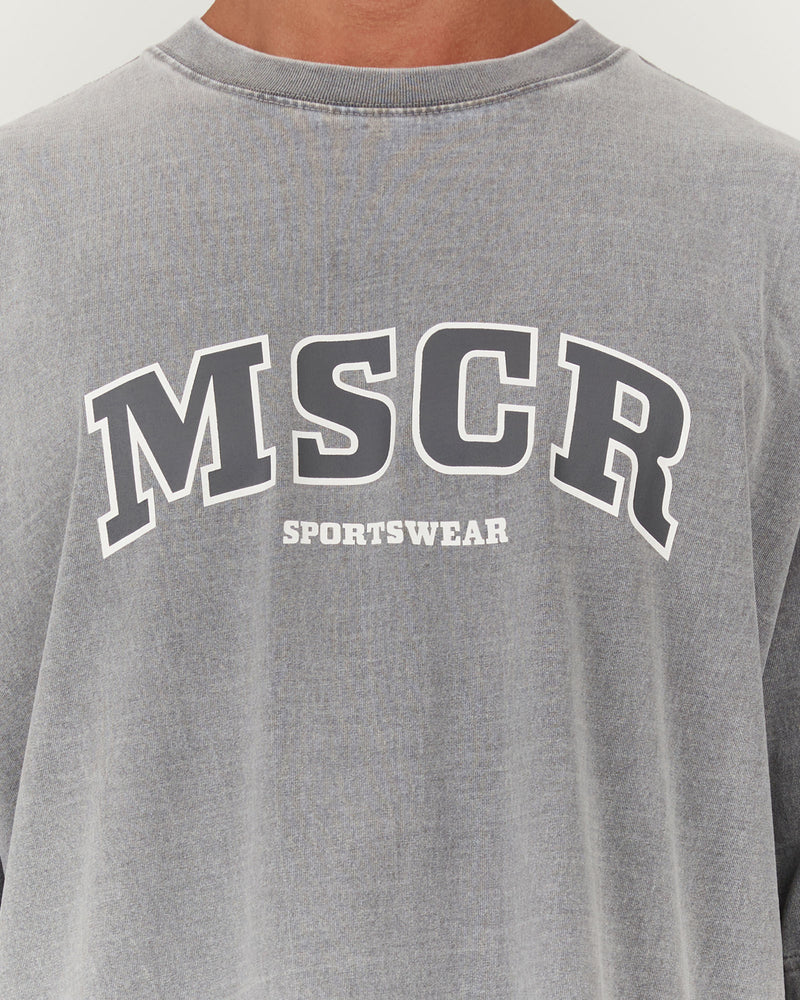 TIMELESS MSCR TEE - FADED GREY