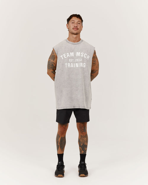 TIMELESS TEAM TRAINING TANK - FADED GREY