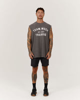 TIMELESS TEAM TRAINING TANK - FADED ONYX