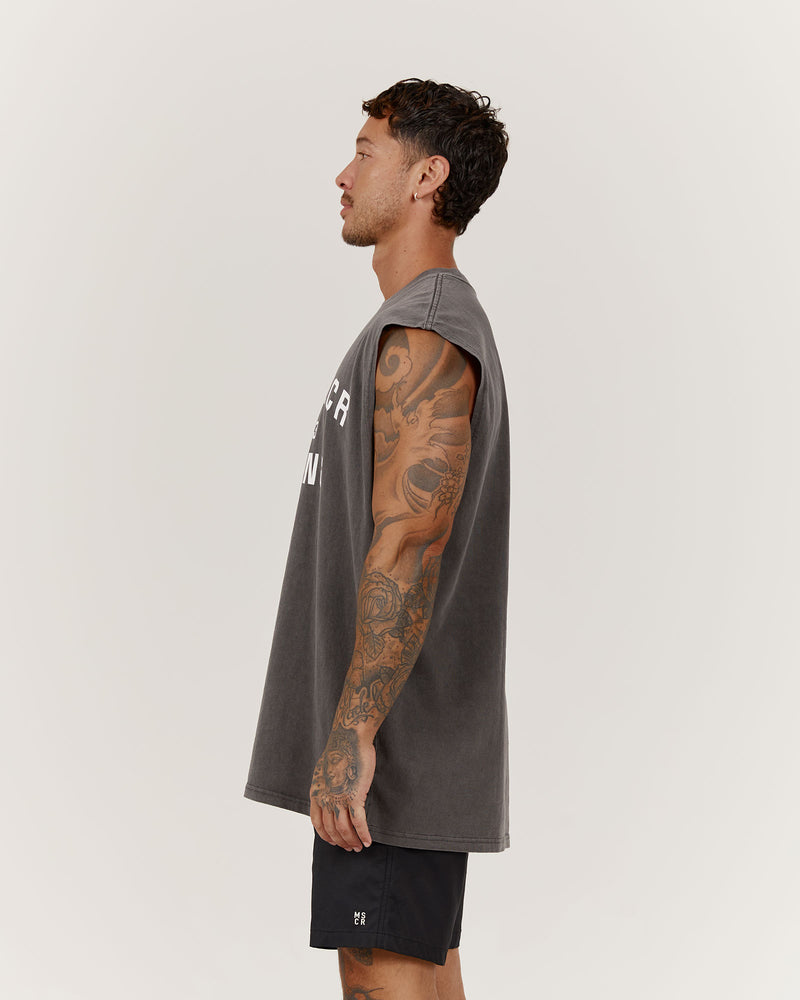 TIMELESS TEAM TRAINING TANK - FADED ONYX