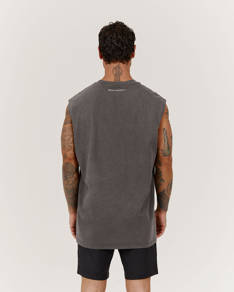 TIMELESS TEAM TRAINING TANK - FADED ONYX