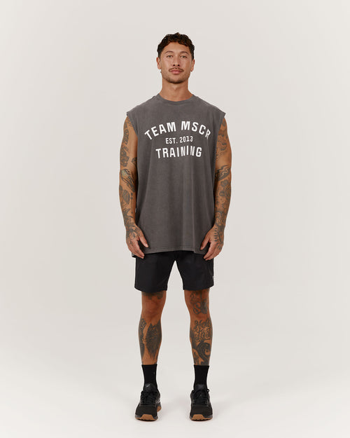 TIMELESS TEAM TRAINING TANK - FADED ONYX