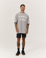 TIMELESS TEAM TRAINING TEE - FADED GREY