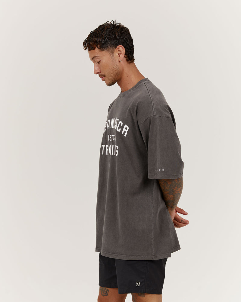 TIMELESS TEAM TRAINING TEE - FADED ONYX