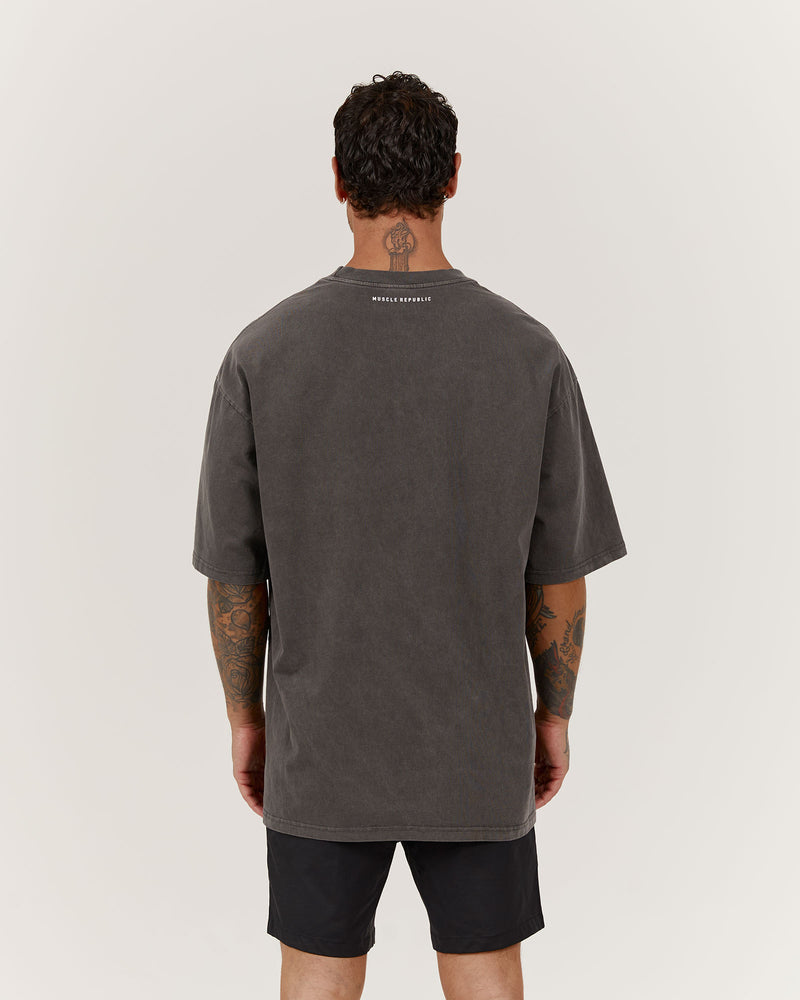 TIMELESS TEAM TRAINING TEE - FADED ONYX