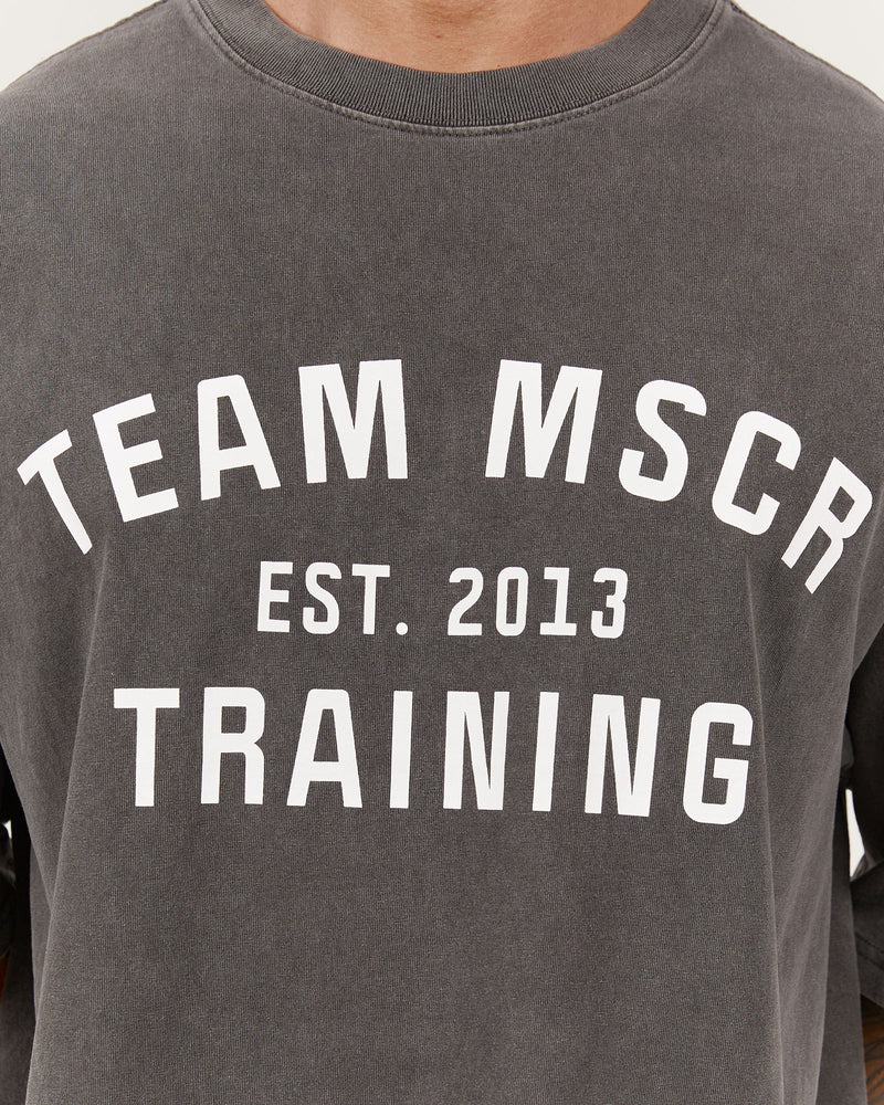 TIMELESS TEAM TRAINING TEE - FADED ONYX